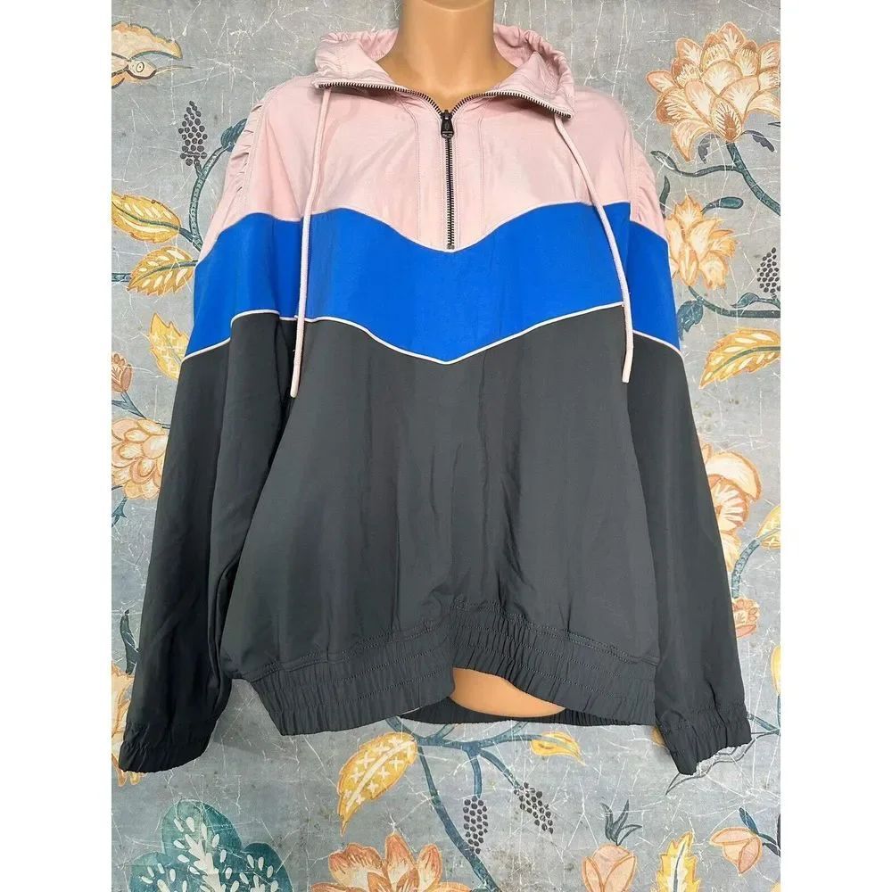 Free People Movement Walk The Line Colorblock Pullover - Picture 5 of 7